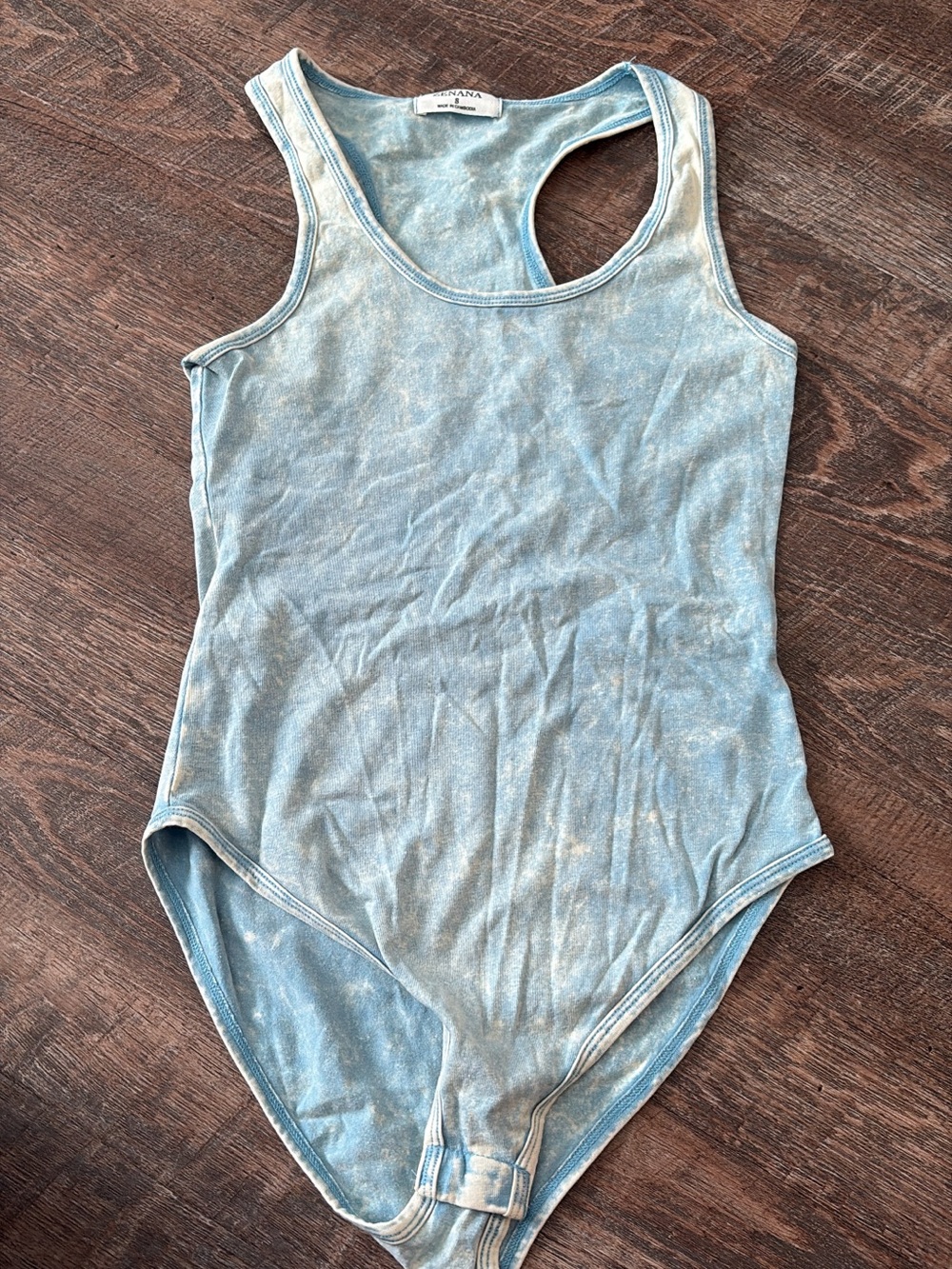 Light Blue Tank Bodysuit